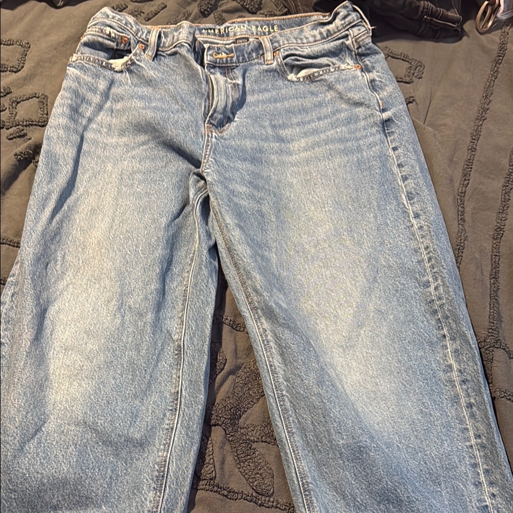 American Eagle Trendy Barrel Jeans